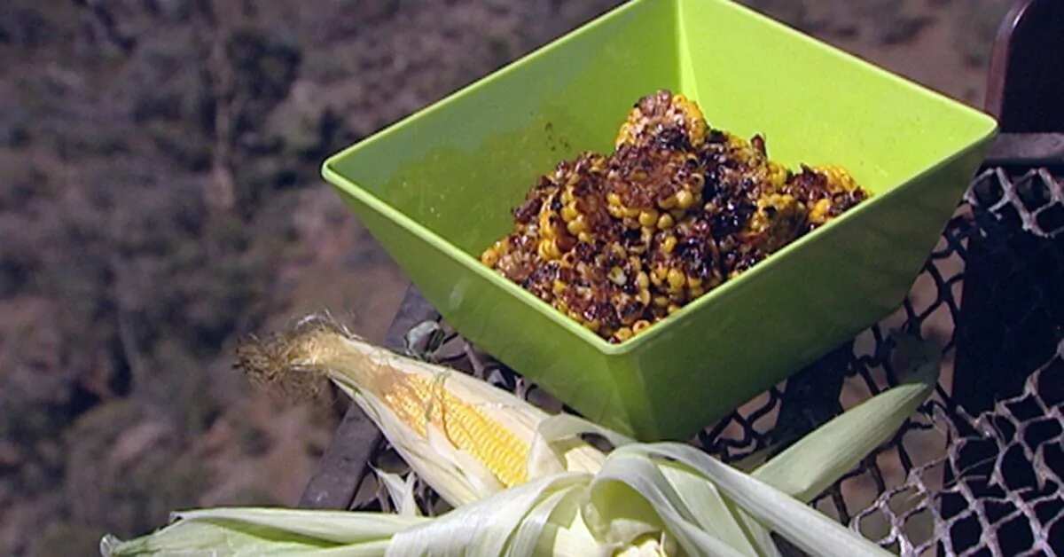 Wok Seared Wheels Of Corn With Kecap Manis