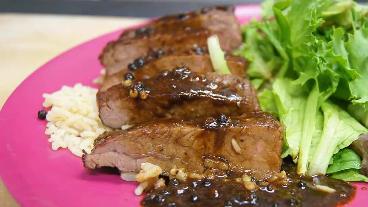 Bourbon Peppercorn Flank Steak Bourbon Peppercorn Flank Steak