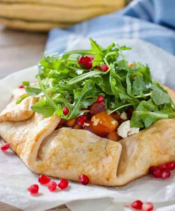 Butternut Squash And Goat Cheese Galette