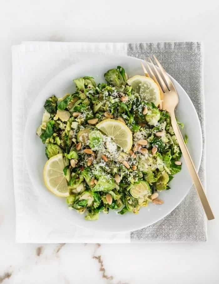 How to make Lemon Parmesan Shaved Brussels Sprouts Recipe