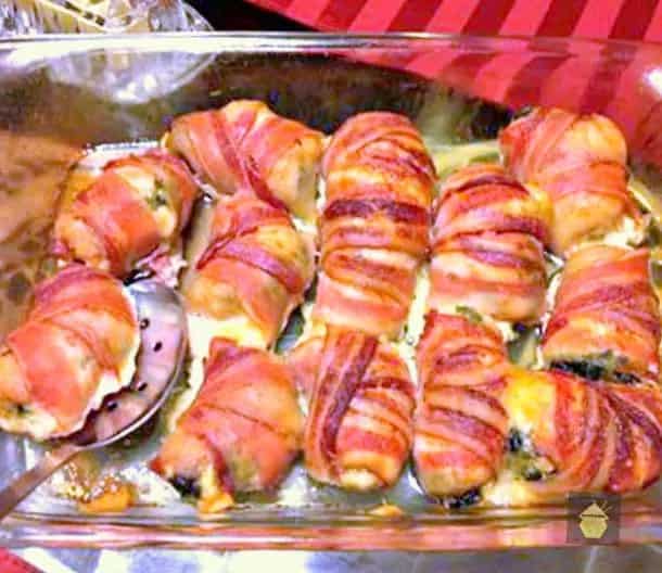 How to make Chicken Spinach And Cheese Roll Ups Recipe