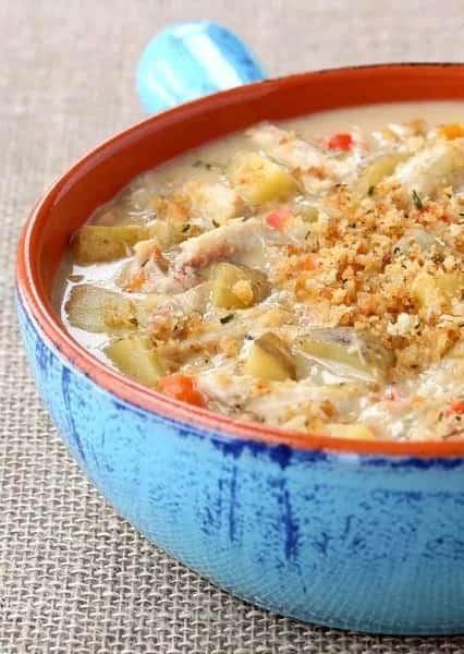 Cake Chowder How to make Crab Cake Chowder Recipe