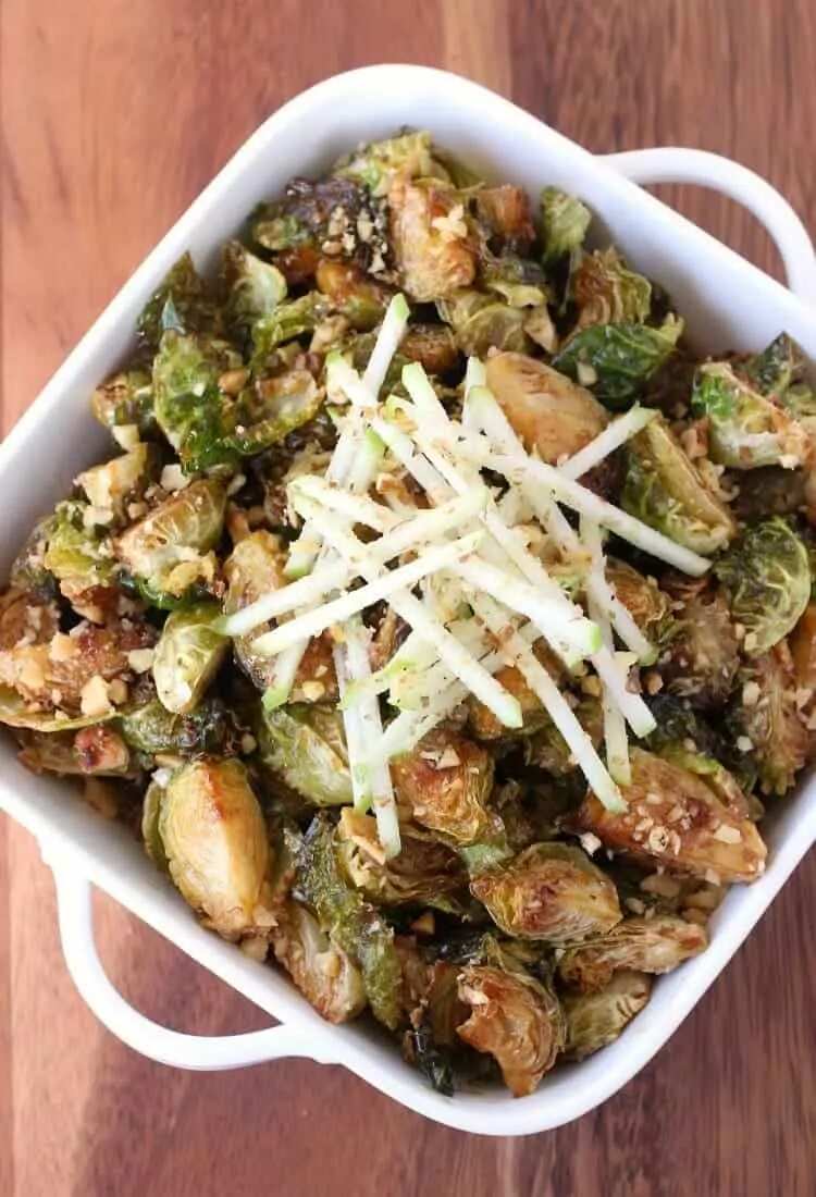 How to make Fried Whiskey Glazed Brussels Sprouts Recipe
