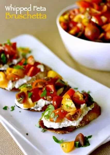 How to make Whipped Feta Bruschetta Recipe