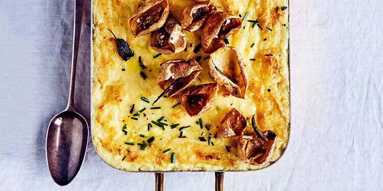Twice Baked Potato and Raclette Casserole