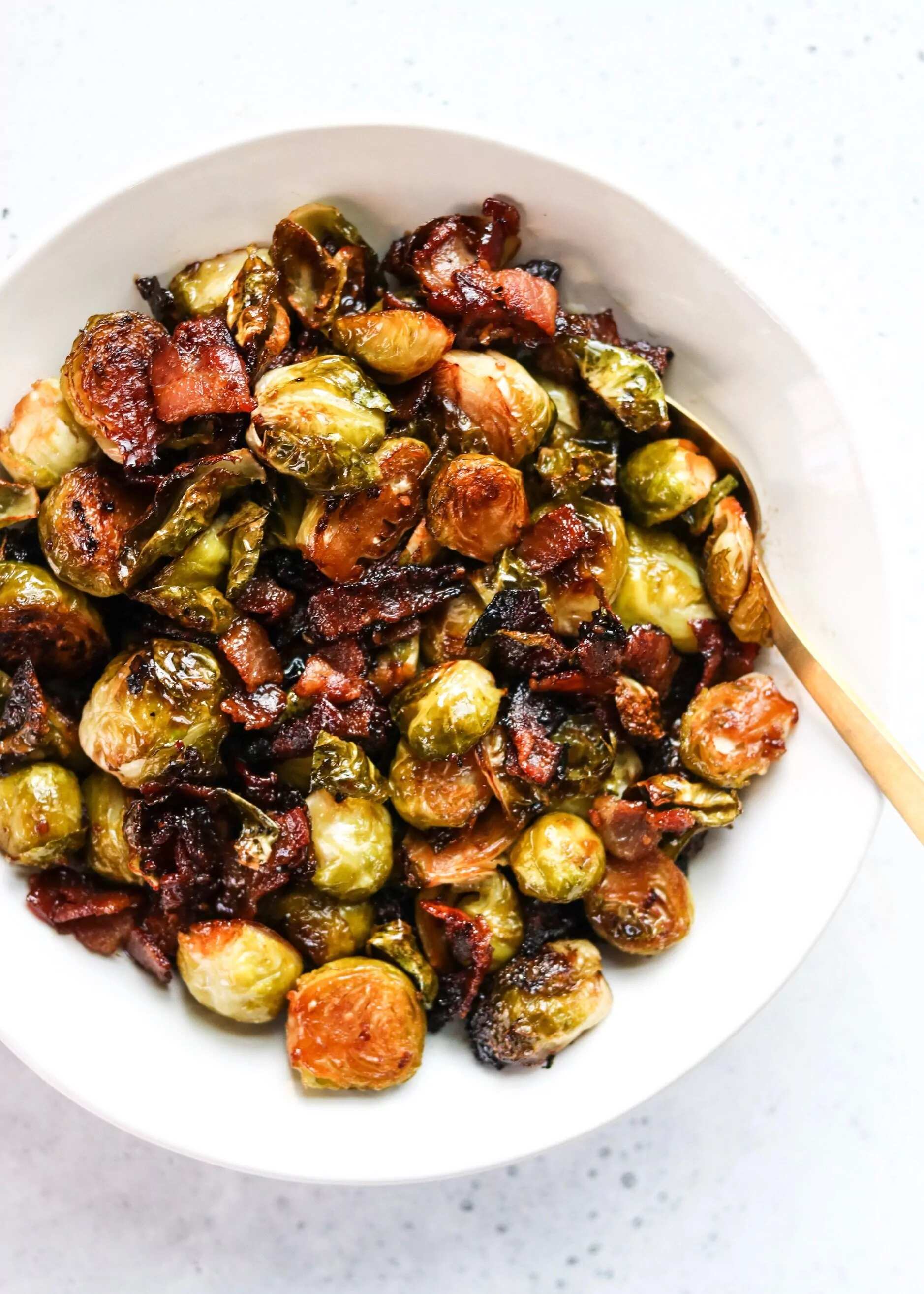 How to make Soy Glazed Brussels Sprouts With Bacon Recipe