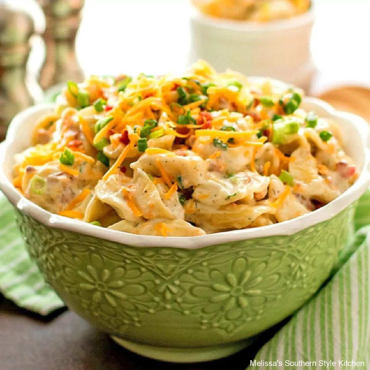How to make Cheddar Bacon Ranch Tortellini Salad Recipe