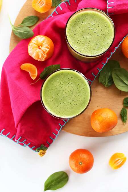 Coconut Clementine Green Smoothie