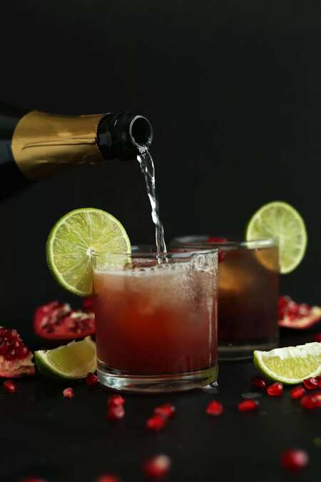Sparkling Pomegranate Margaritas