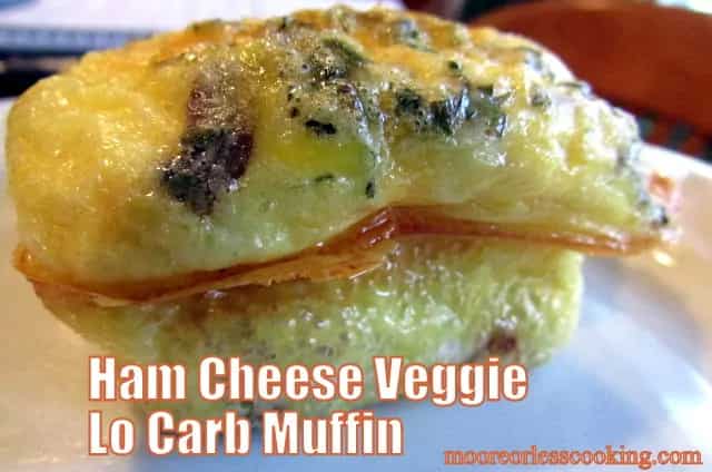 Ham Cheese Veggie Lo Carb Muffin Ham Cheese Veggie Lo Carb Muffin