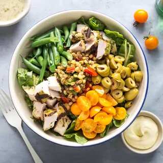How to make Pesto Chicken Grain Bowl Recipe
