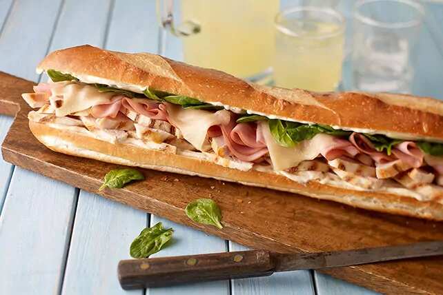 Chicken Cordon Bleu Hero