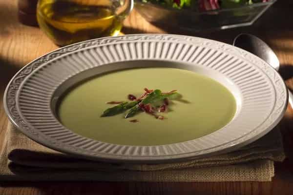 How to make Creamy Asparagus Soup With Prosciutto Recipe