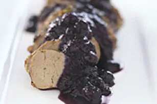 Grilled Pork Tenderloin With Port Blueberry Compote