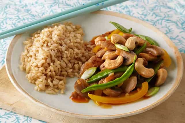 How to make Stir-fry Of Pork, Mushrooms And Snow Peas Recipe