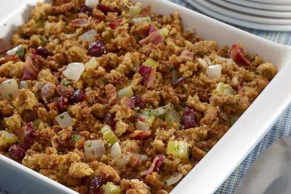 Signature Bacon And Cornbread Stuffing