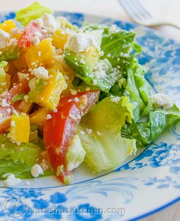 How to make Avocado Feta Caesar Salad Recipe