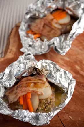 How to make Campfire Hobo Hamburgers In Foil Packets Recipe