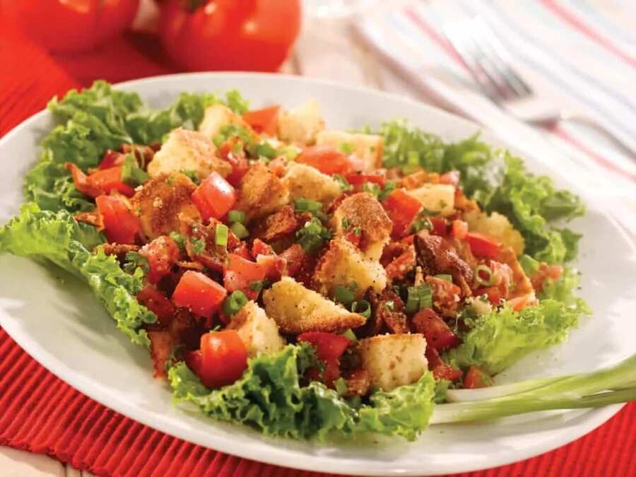 BLT Cornbread Salad