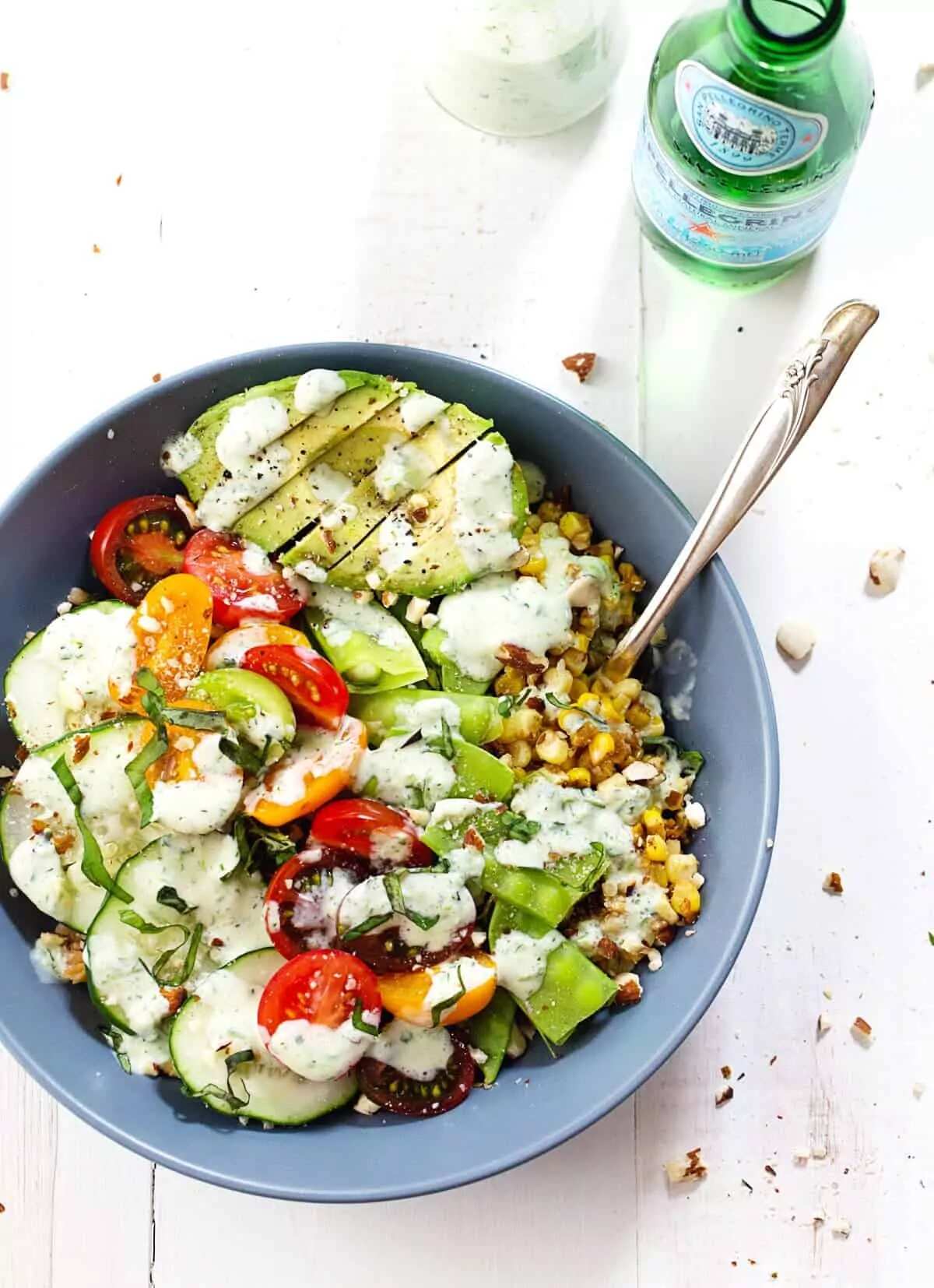 How to make Rainbow Veggie Bowls With Jalapeño Ranch Recipe