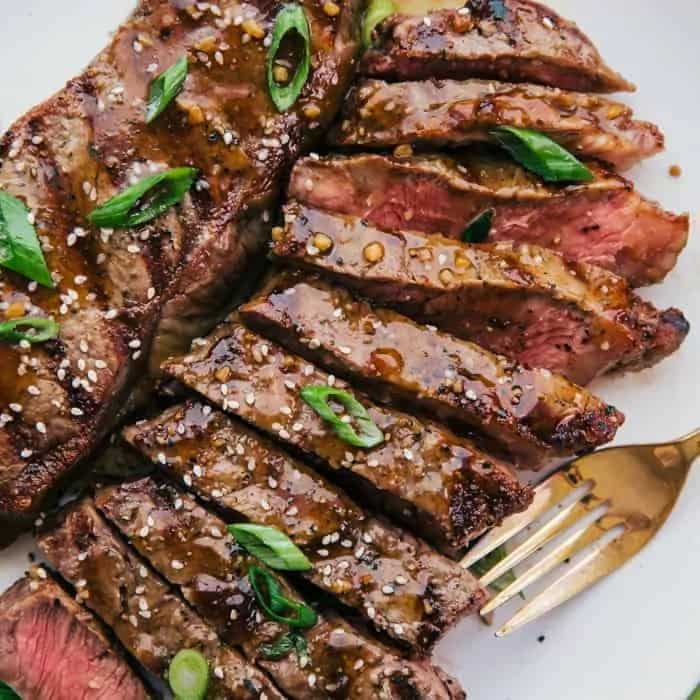 Steaky How to make Grilled Rib Eye Steak With Ginger Teriyaki Sauce Recipe