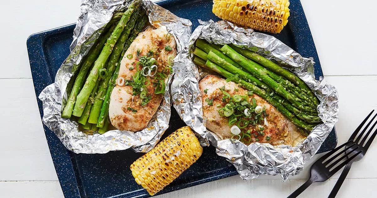 How to make Honey-lime Chicken And Veggies In Foil Recipe