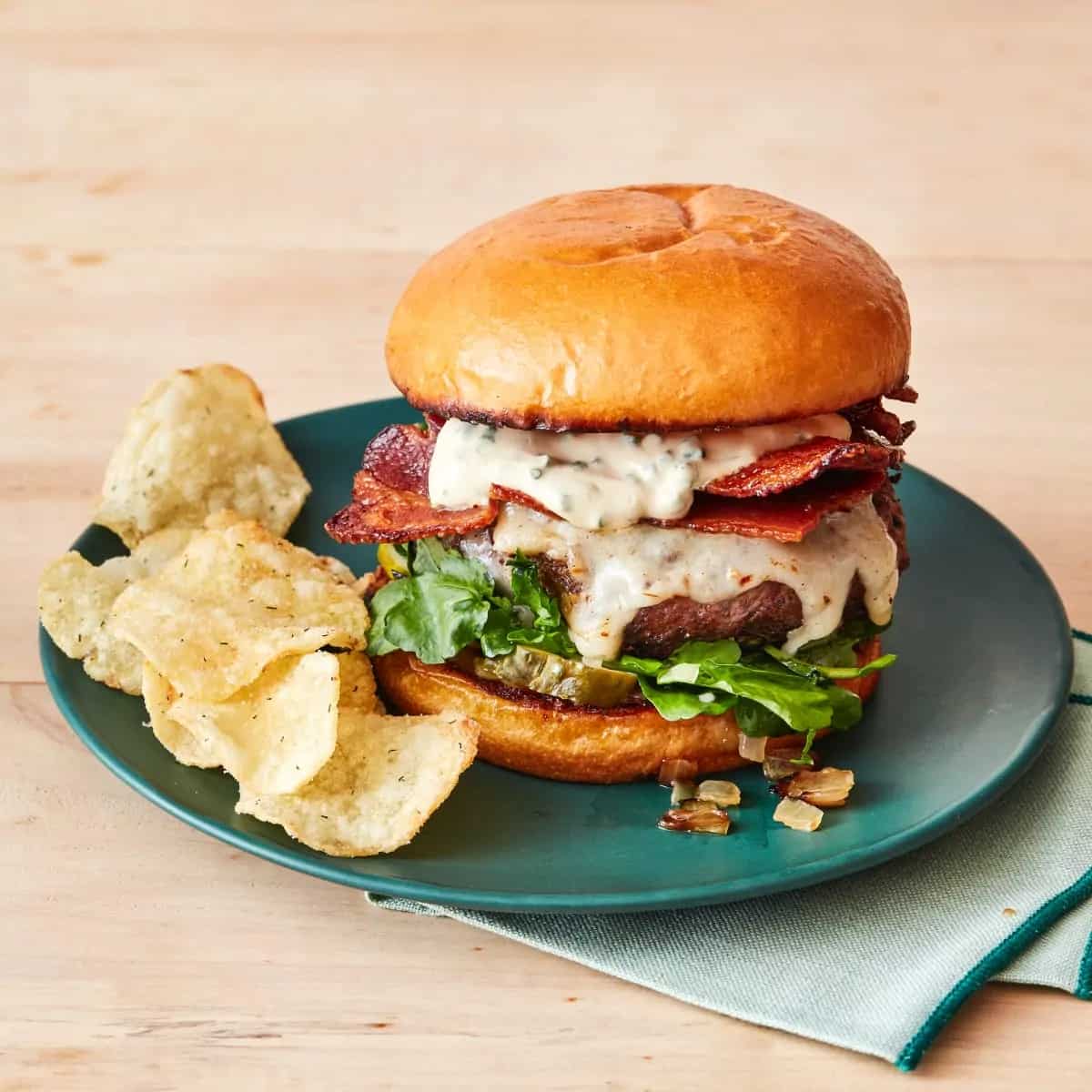 How to make Bacon & Cheddar Burgers With Dijonhorseradish Sauce Recipe