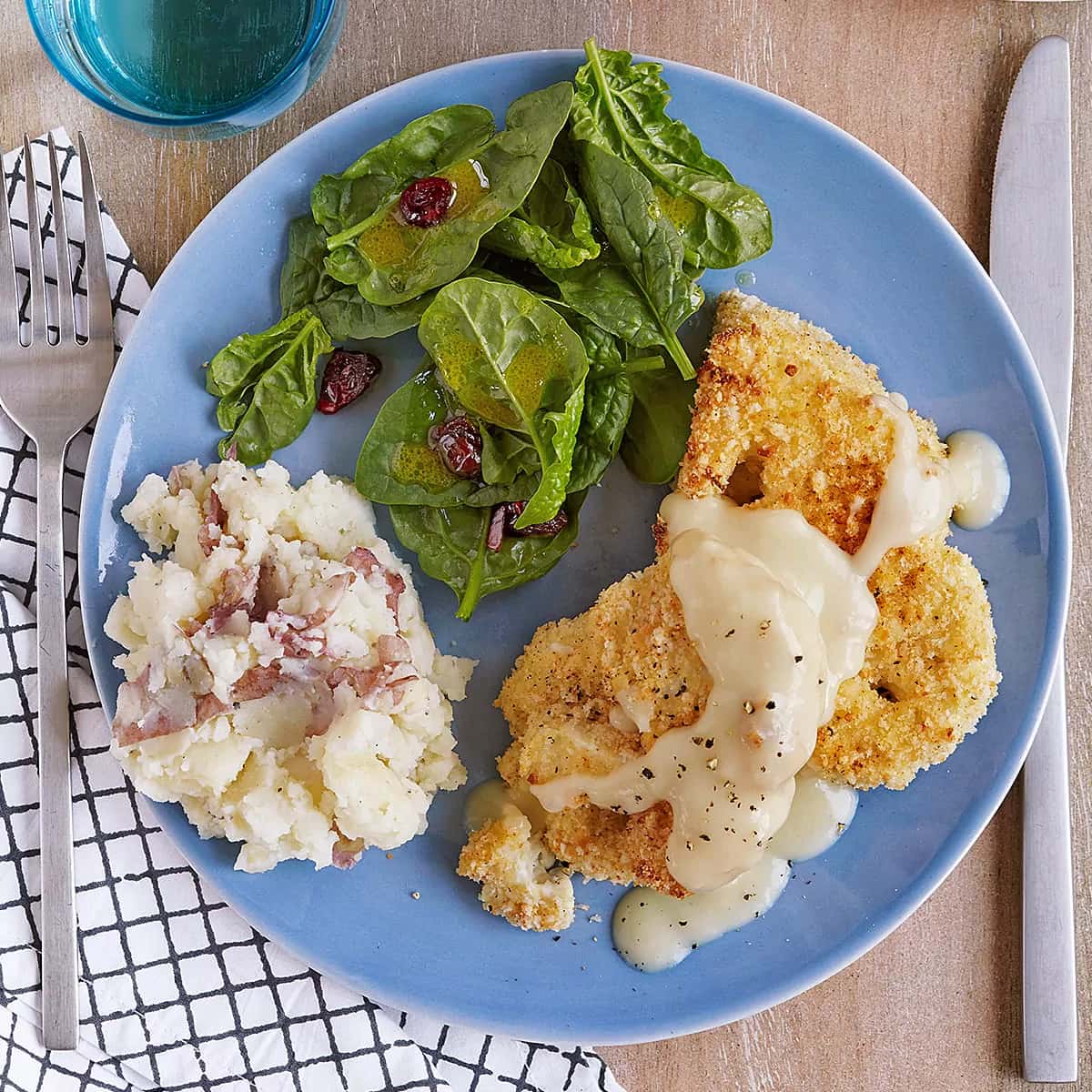 How to make Baked Chickenfried Cauliflower Steaks Recipe