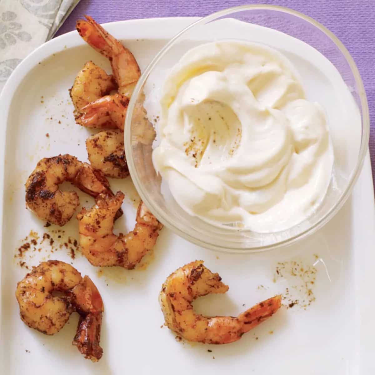 How to make Blackened Shrimp With Roasted Garlic Aioli Recipe