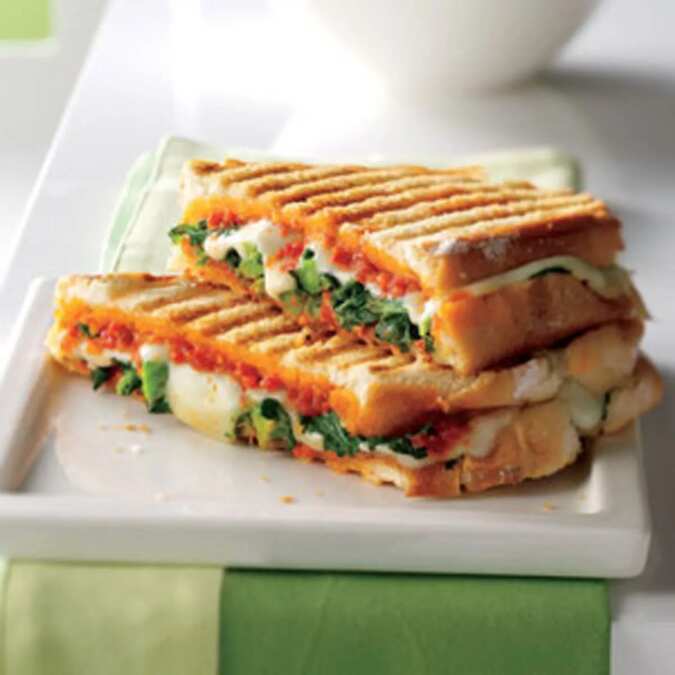 Broccoli Rabe-And-Provolone Panini