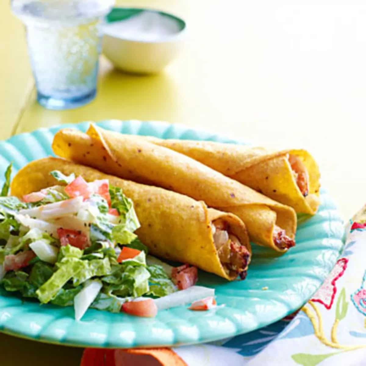 How to make Chickenpoblano Flautas Recipe