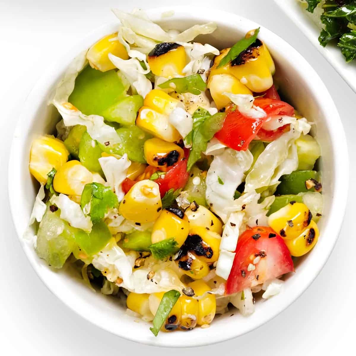 How to make Corn & Tomato Coleslaw Recipe