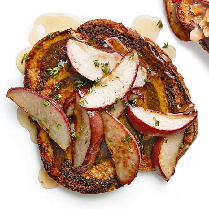 Honey-Pear Thyme French Toast