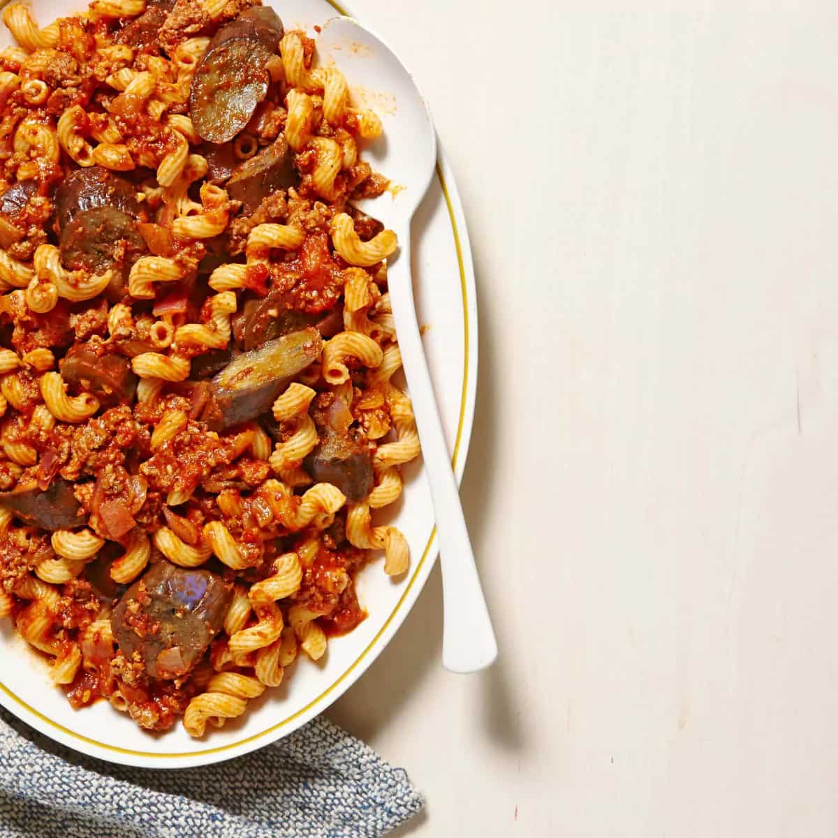 How to make Lamb & Eggplant Ragu With Pasta Recipe