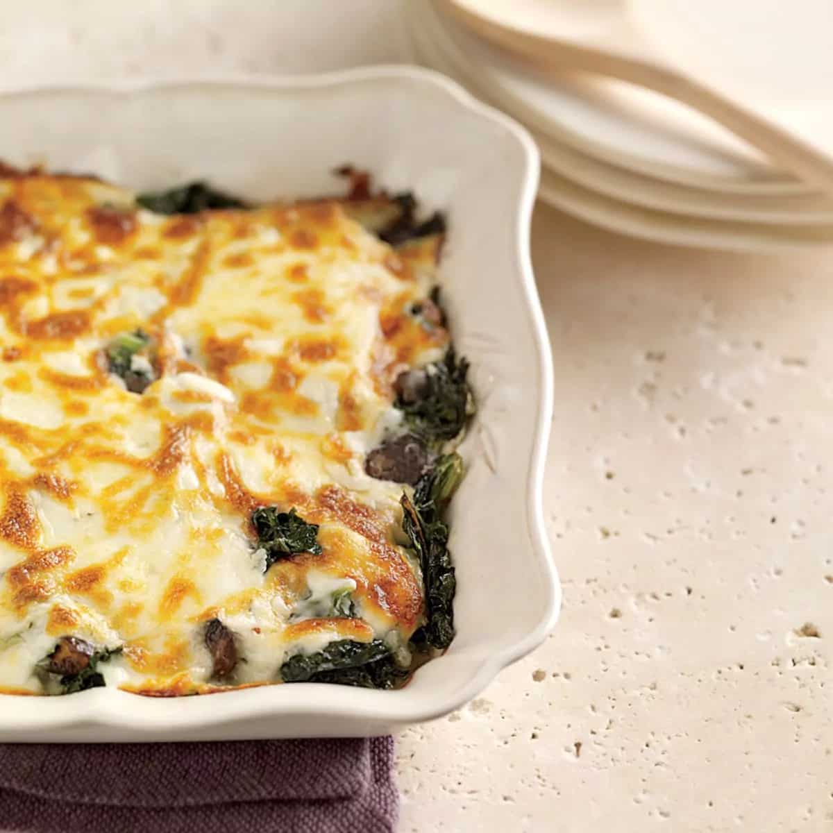 How to make Polenta With Kale And Portobello Mushrooms Recipe