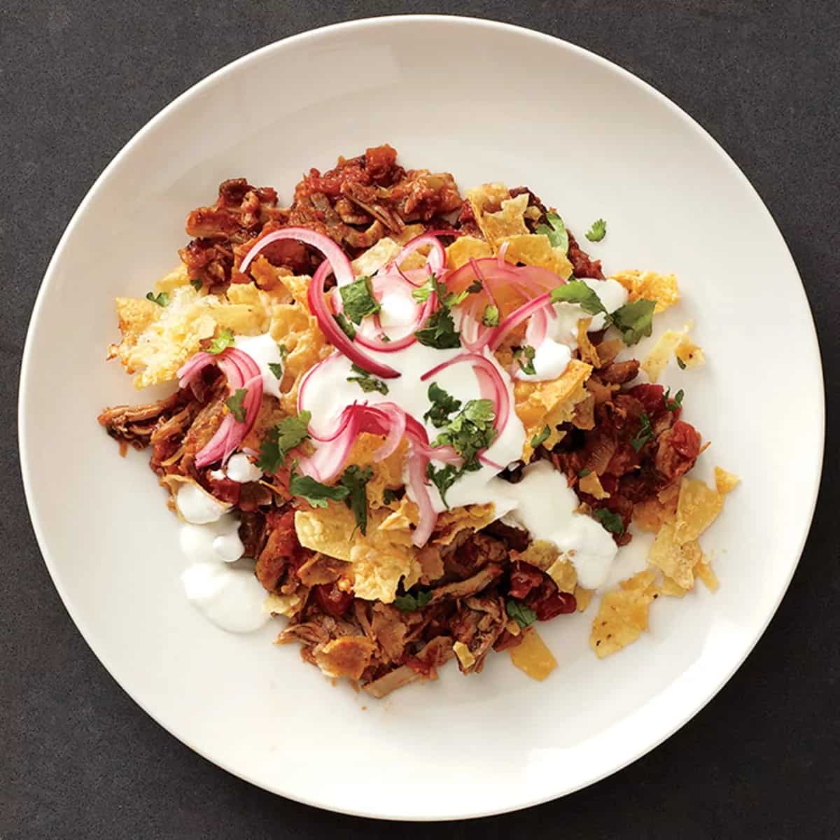 How to make Pork Chilaquiles Recipe