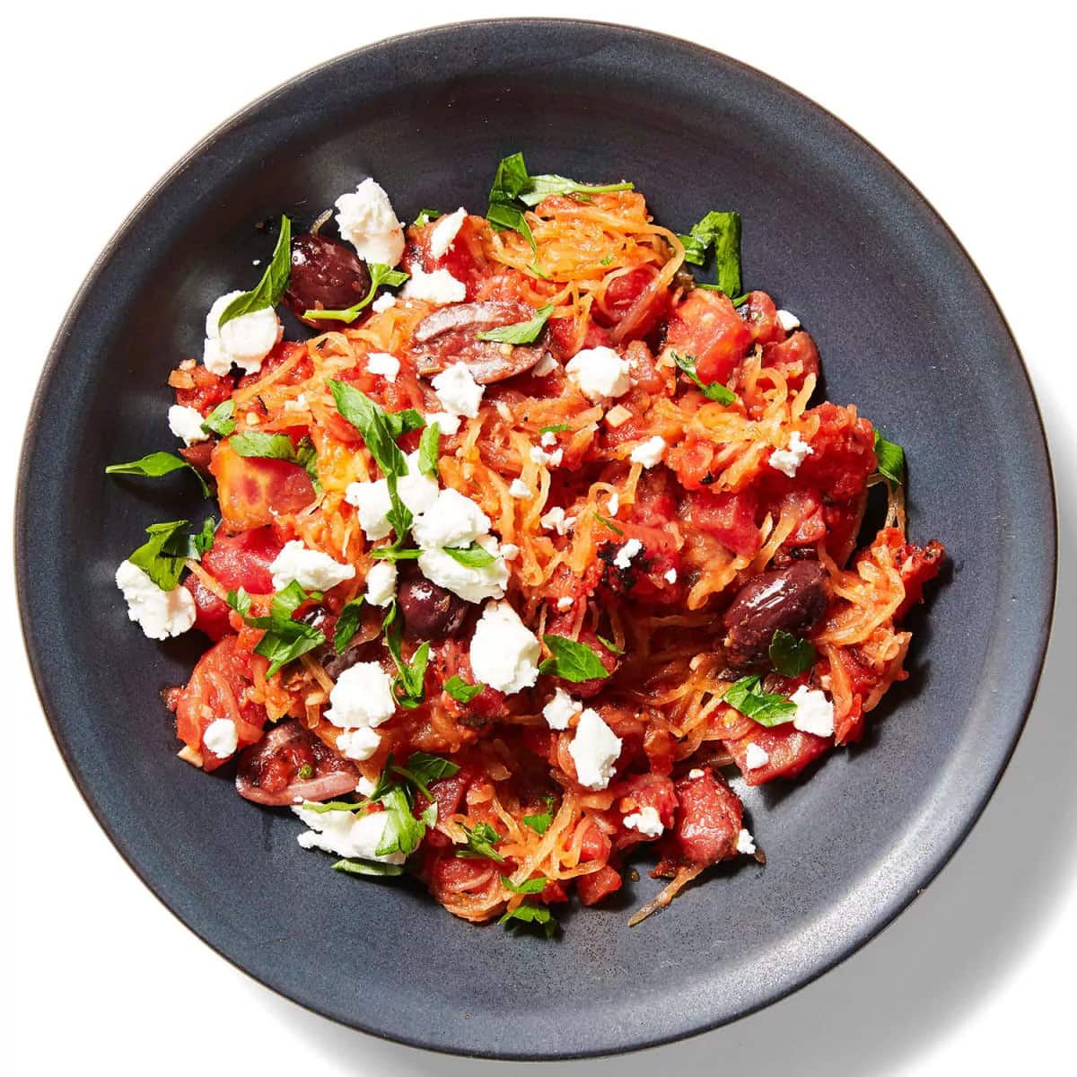 How to make Spaghetti Squash With Olives & Goat Cheese Recipe