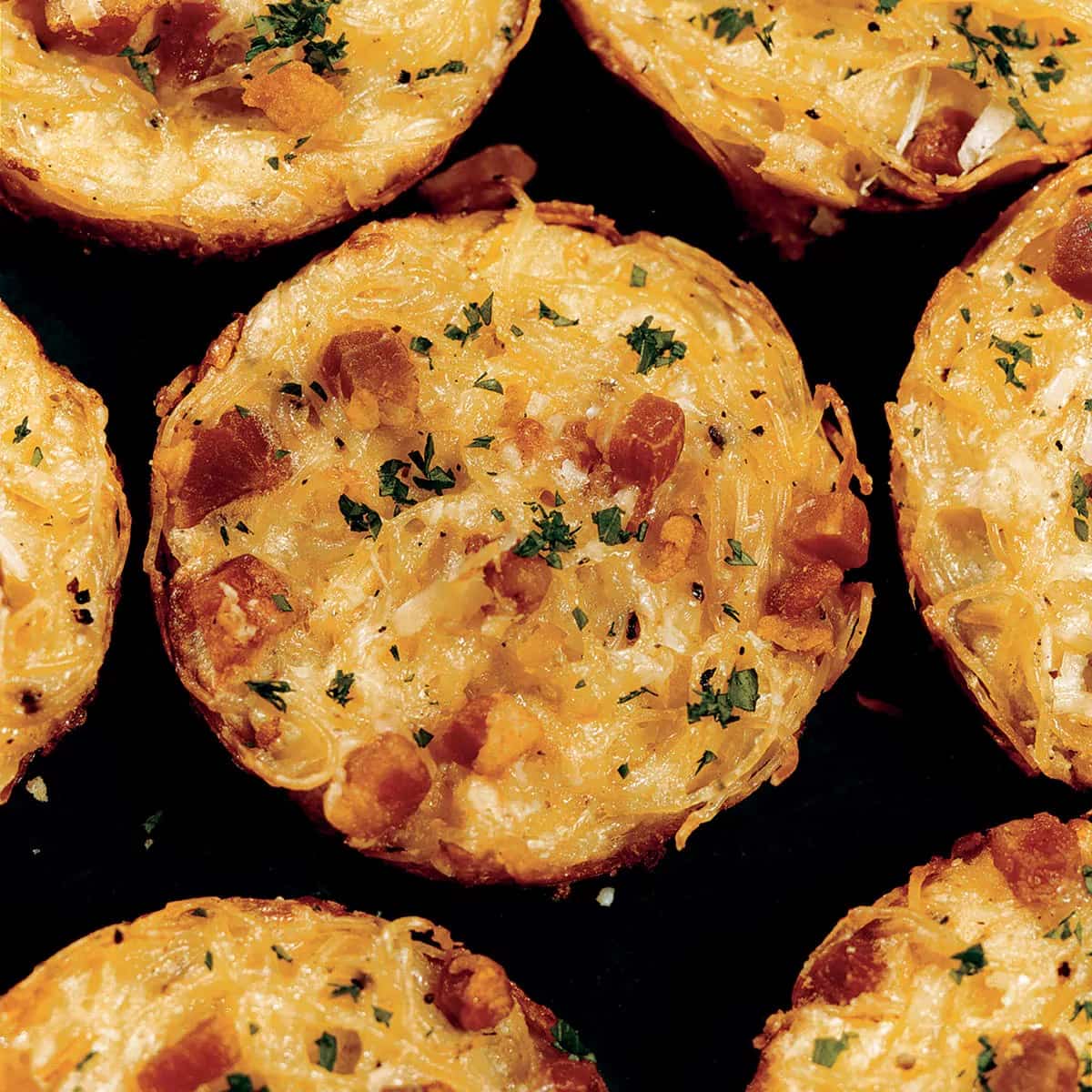How to make Spaghettini Carbonara Tartlets Recipe