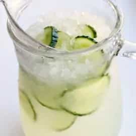 How to make Sparkling Cucumber Limeade Party Drink Recipe