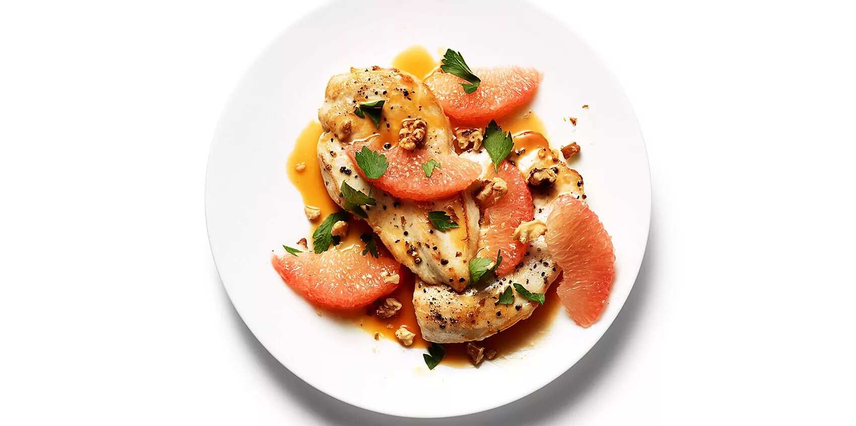 How to make Chicken With Grapefruit Pan Sauce Recipe