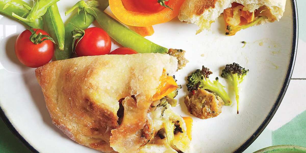 Chicken Sausage And Broccoli Pockets