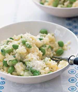 How to make Risotto With Edamame, Lemon, And Tarragon Recipe