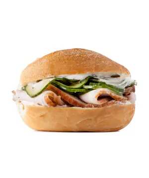 How to make Roast Pork And Pickled Cucumber Sandwich Recipe