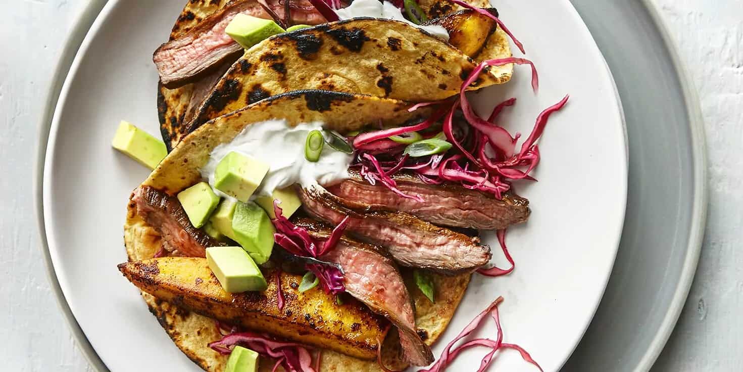 How to make Steak And Plantain Tacos Recipe