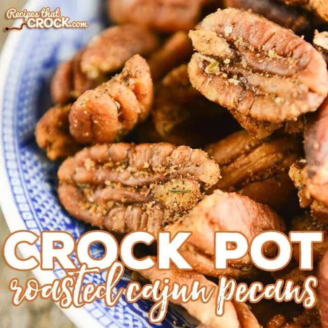 Crock Pot Roasted Cajun Pecans