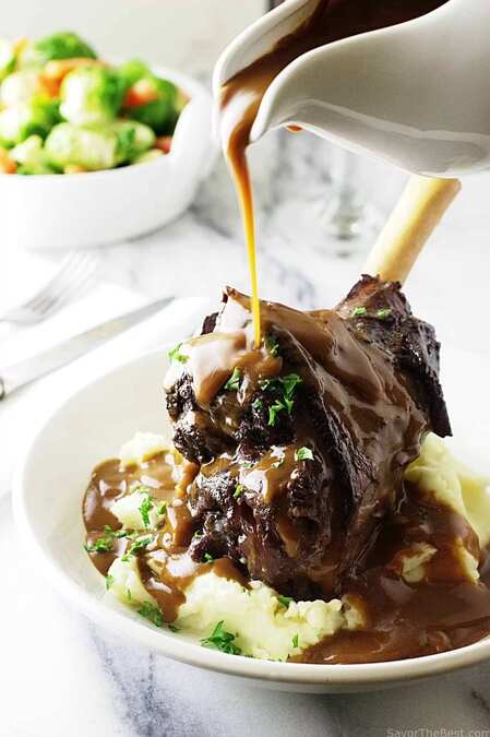 Braised Herb Lamb Shanks