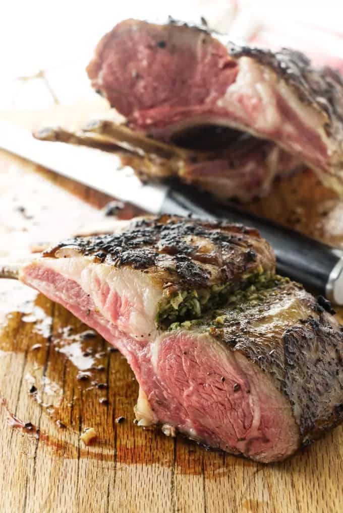 How to make Sous Vide Garlic Rosemary Rack Of Lamb Recipe