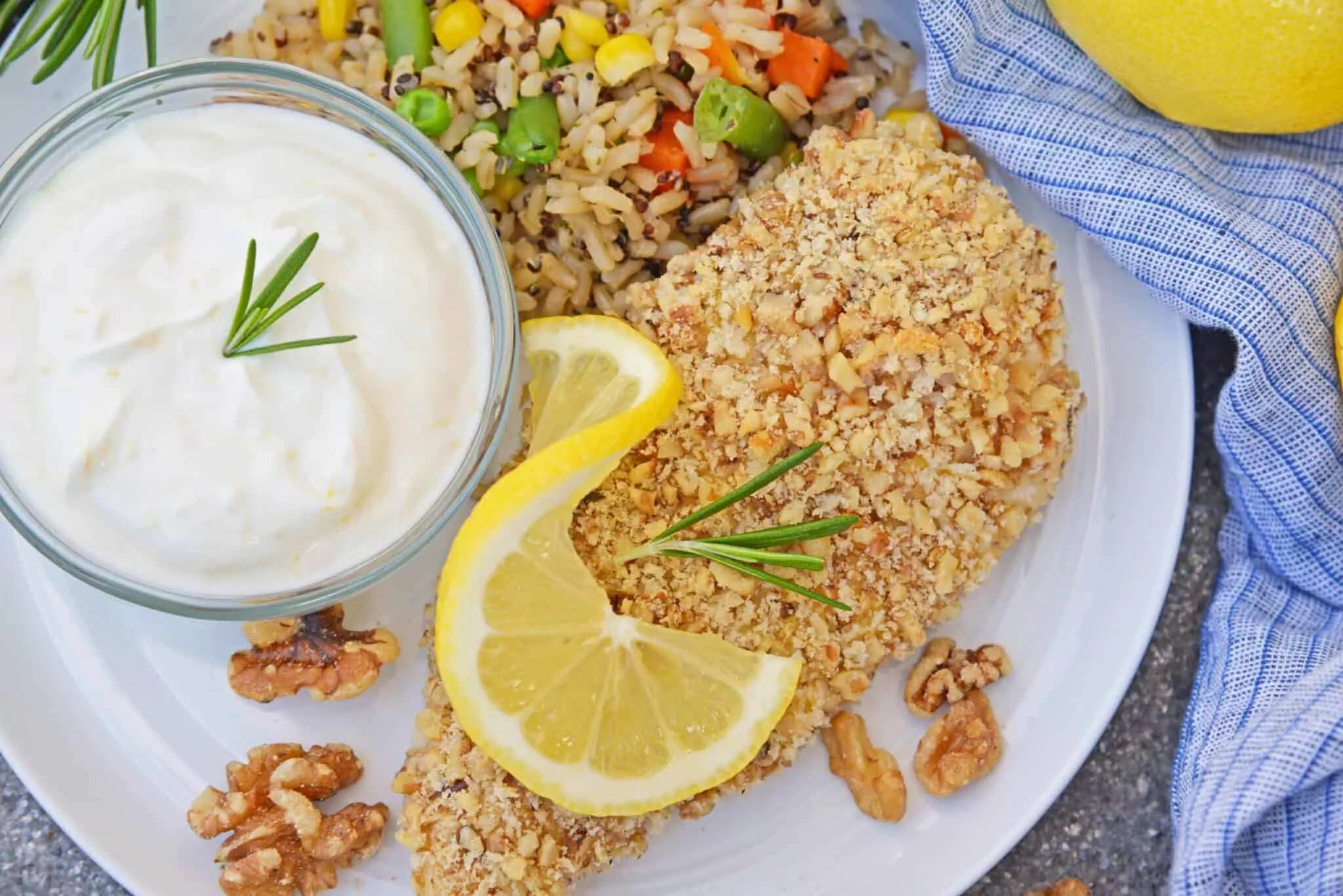 How to make Walnut Crusted Chicken Recipe