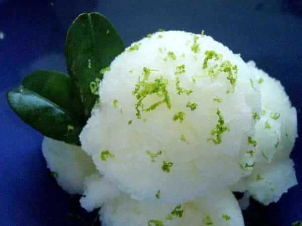 How to make Kaffir Lime, Ginger, Star Anise Sorbet Recipe