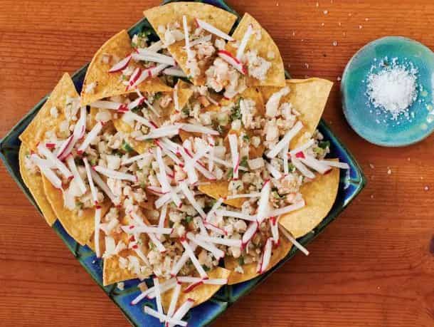 Tostadas De Jaiba En Salpicon